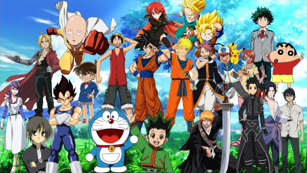Karakter Anime Jepang Favorit Gambar karakter-karakter anime Jepang