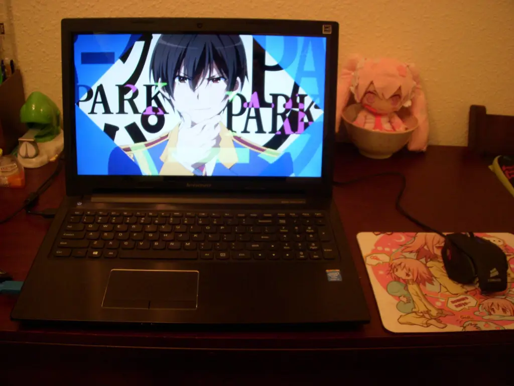 Menikmati anime di rumah Seseorang menonton anime di rumah