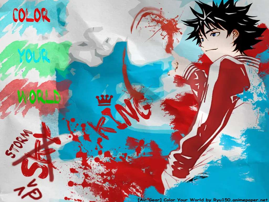 Siap untuk petualangan seru? Poster anime Air Gear