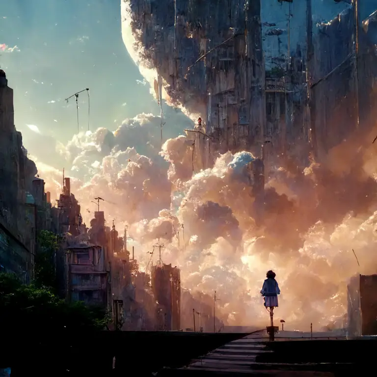 Teknologi Futuristik dalam Anime Sci-Fi Kota futuristik dalam anime