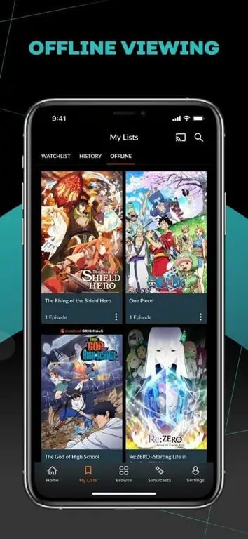 Kemudahan akses menonton anime lewat smartphone Gambar seseorang menonton anime di ponsel