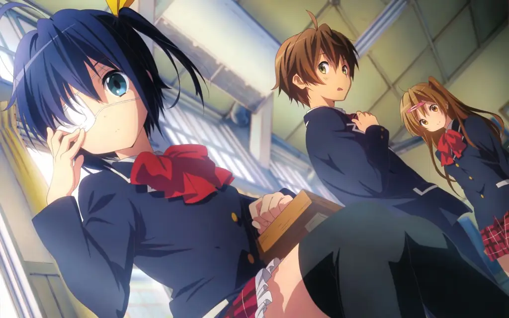 Momen Romantis Yuuta dan Rikka Gambar Yuuta dan Rikka bersama