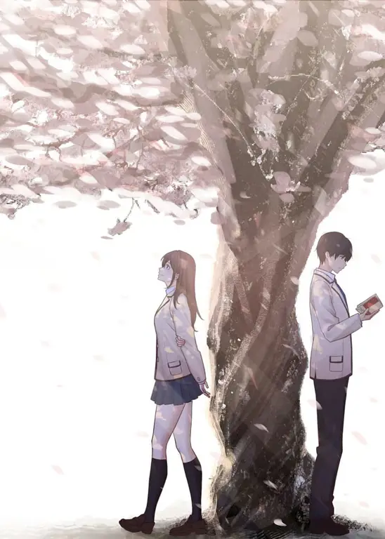 Poster anime I Want to Eat Your Pancreas Poster film I Want to Eat Your Pancreas
