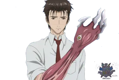 Migi, parasit yang menjadi partner Shinichi Karakter Migi, parasit yang menempel di tangan Shinichi