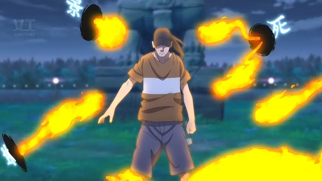 Adegan pertarungan yang menegangkan Gambar adegan pertarungan anime